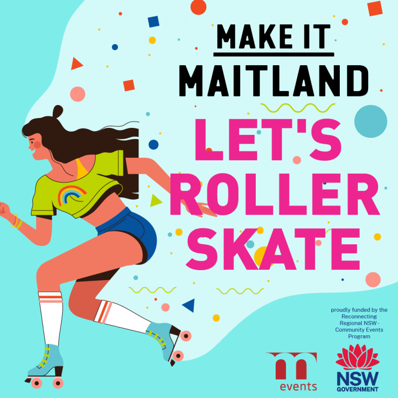 Let's Roller Skate_social Tile